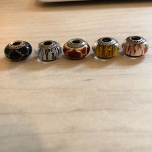 Authentic Pandora animal print charms